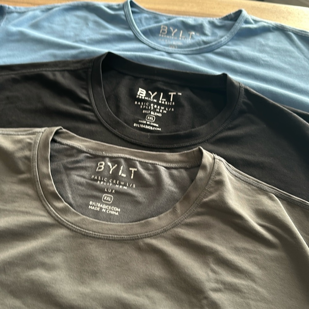 Bylt long sleeve shirts